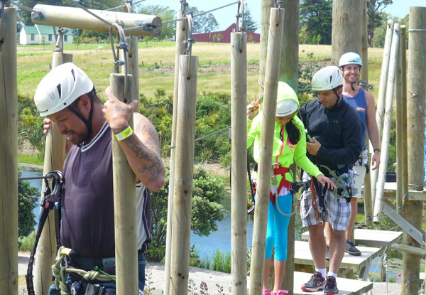 50% Off Two Croc Course High Ropes Passes - Options for Children, Teen or Adult Passes