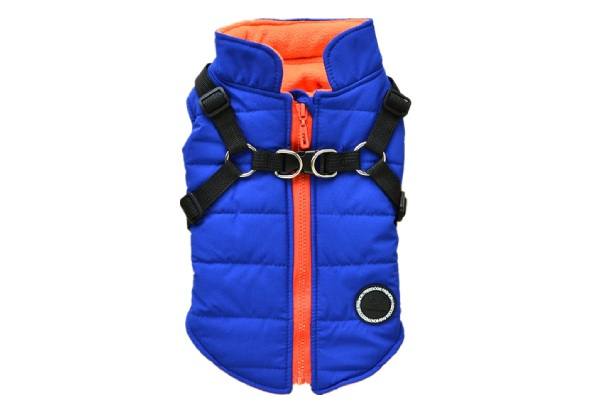 Winter Padded Coat for Dogs - Available in Six Colours & Six Sizes