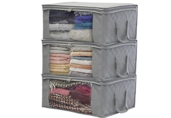 Anti-Dust Wardrobe Clothes Storage Box - Two Colours Available