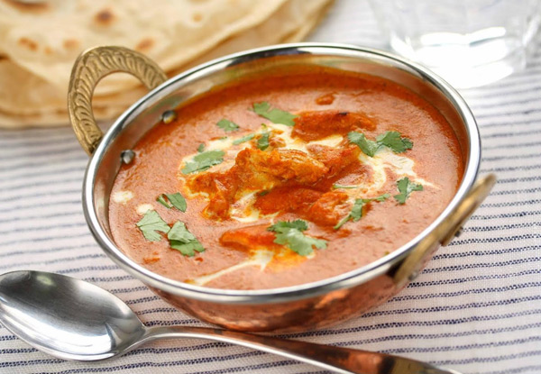 $35 for a Delivered Indian Feast for Two People or $48.50 for Four People (value up to $80.50)