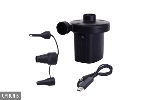 Electric Air Pump Range - Three Options Available