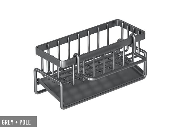 Multi-Functional Stainless Steel Sink Organiser with Drain Rack - Four Styles Available