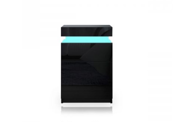 Modern Nightstand - Two Colours Available with LED Option
