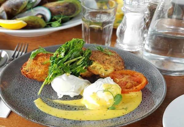 $40 Brunch & Lunch Dining Voucher for Two to Three People - Option for Four to Five People