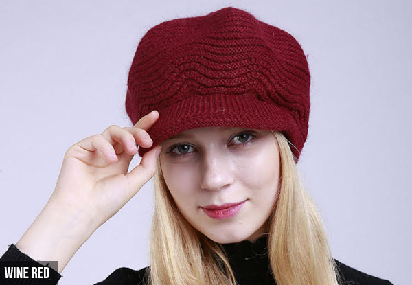 Stylish Autumn Knitted Hat - Nine Colours Available