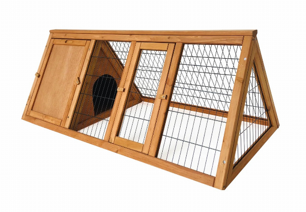 Enclosed Rabbit Hutch