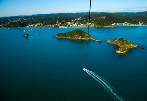 $69 for a Parasail Flight in Paihia or $115 for a Tandem Parasail Flight for Two People