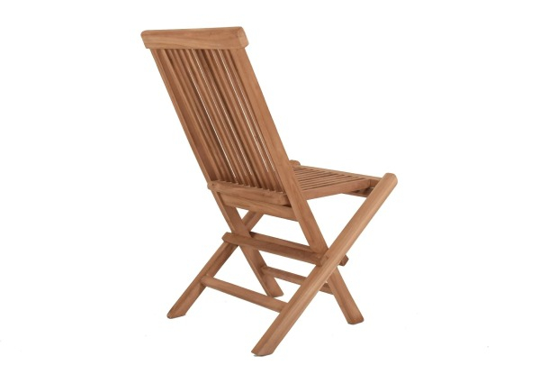 Two-Piece Teak Folding Chair