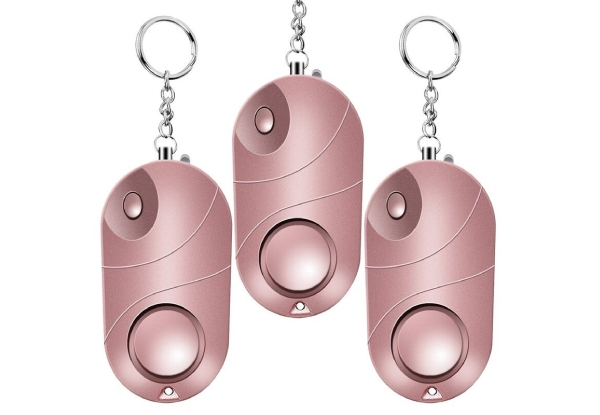 120-130Db Security Alarm Keychain - Three Colours Available
