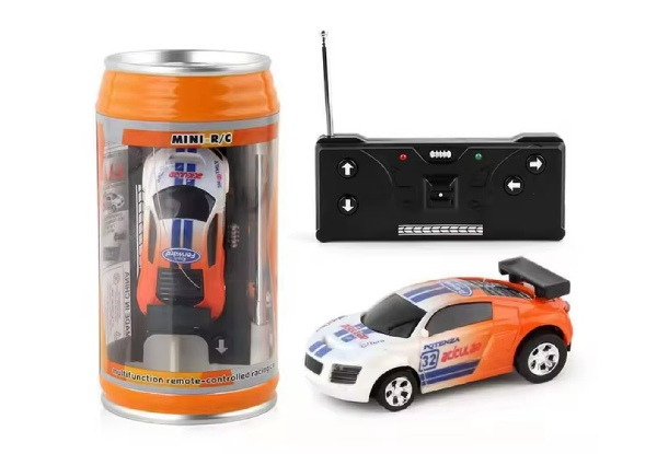 RC Racing Car In A Can - Six Colours Available