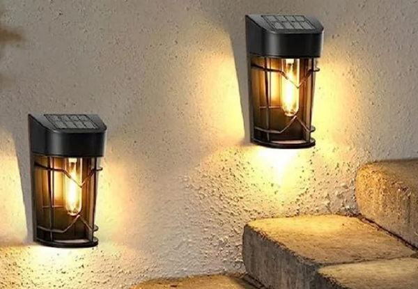 Outdoor Solar Wall Light - Option for Two