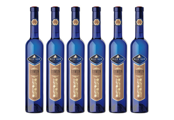 Six Bottles of Blue Nun Eisen Wine