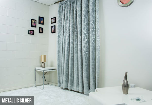 100% Blockout Thermal-Coated Readymade Curtains - Four Designs & Eight Sizes Available
