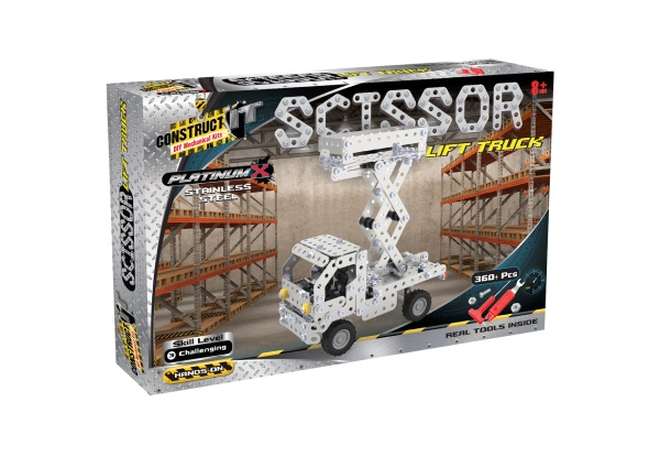 Construct It Platinum X Scissor Lift Truck 360-Pieces