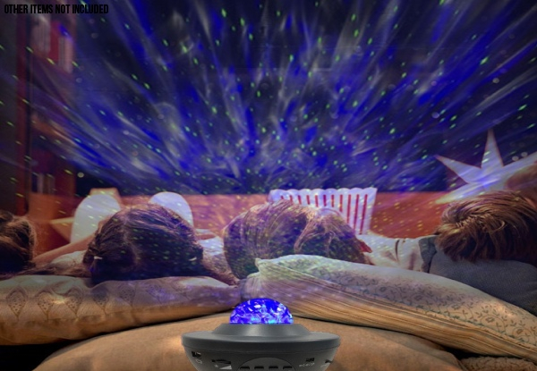 LED Starry Projector Light with Bluetooth Speaker