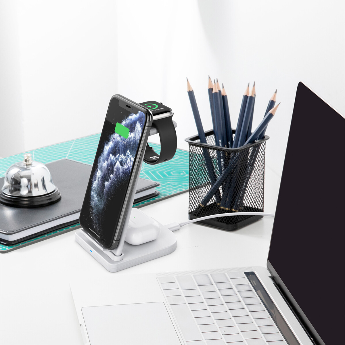 Foldable Wireless Charging Station - Two Colours Available