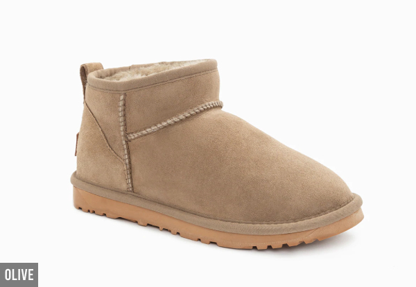 Ozwear Ugg Classic Ultra Mini Boot Water-Resistant  - Three Colours & Six Sizes Available