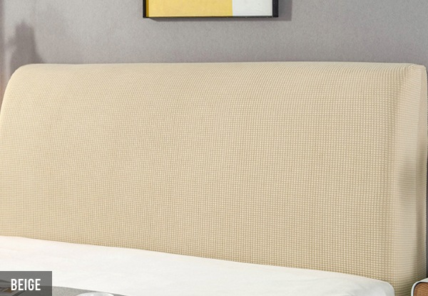 Elastic Bed Headboard Cover - Available in Four Colours & Three Sizes