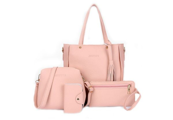 Four-Piece Women's Bag Set - Five Colours Available