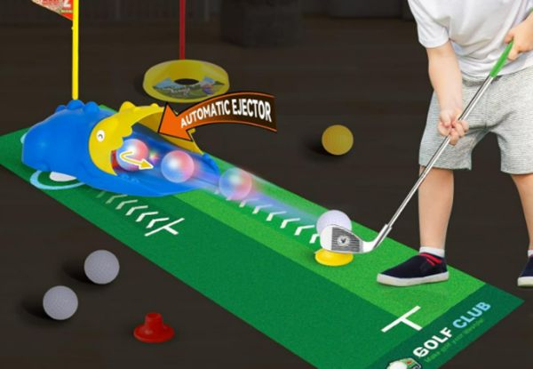 Kid's Mini Golf Game Practice Toy Set - Option for Two-Set