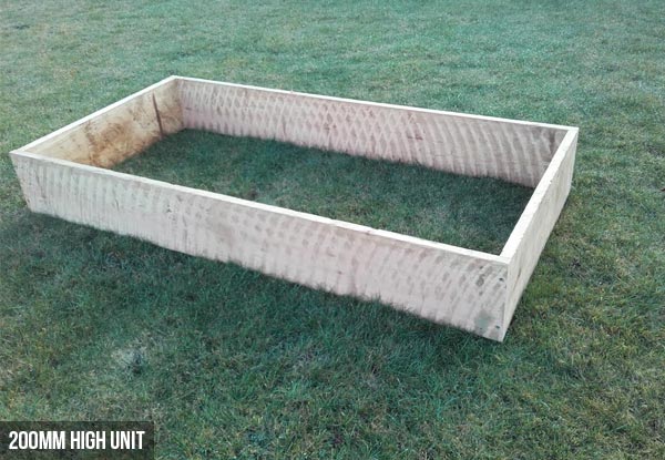 Macrocarpa Raised Garden Bed - Four Sizes Available