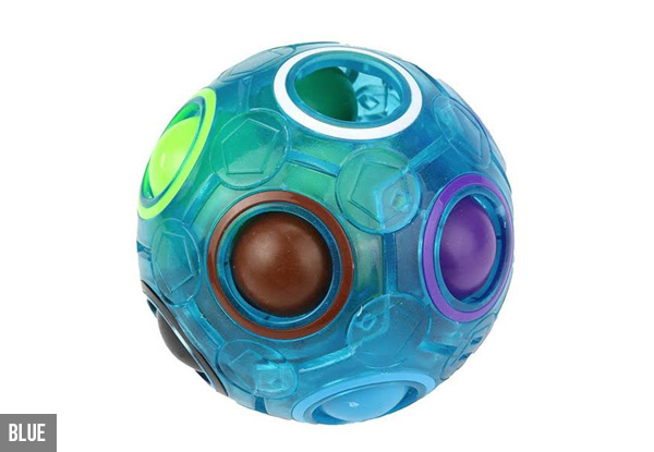 Stress Reliever Glow in the Dark Puzzle Ball  
 - Two Colours Available with Free Delivery