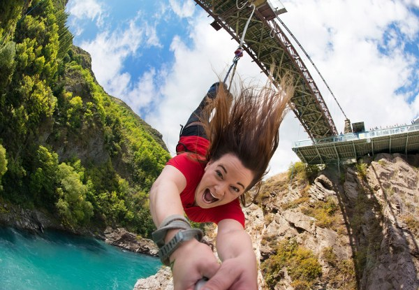 Kawarau Bridge Bungy for One Person incl. Bungy Cafe Voucher  - Option for Tandem Jump for Two People - Valid from March 9th 2021