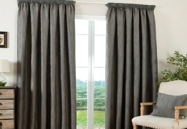 Poly-Lined Ready-Made Curtains - Six Sizes & Two Designs Available