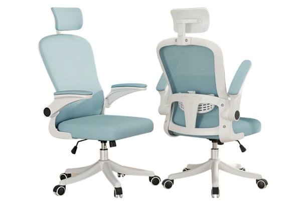 Ergonomic Swivel Office Chair with Movable Armrests