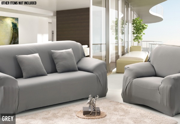 Elastic Sofa Cover - Four Sizes & Four Colours Available