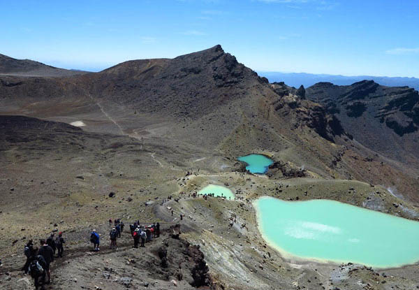 Tongariro Crossing Package for Two Nights for Two People incl. Return Transfers to Crossing & Use of Outdoor Spa Pool