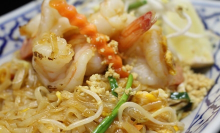 $25 for a $50 Thai & Cafe-Style Dining & Drinks Voucher - Valid for Lunch or Breakfast