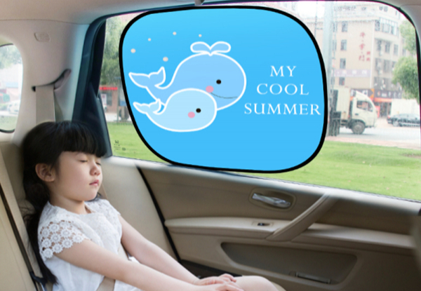 Two-Pack of Car Sun Shades - Six Styles Available & Option for Four-Pack