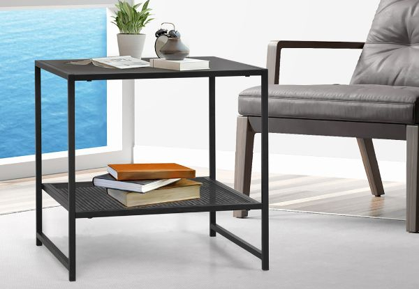Levede Two-Tier Side Table
