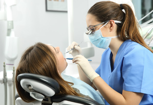 One Dental Examination, Two X-Rays, Scale & Polish incl. a $50 Return Voucher - Options for Fillings & Option for Two People