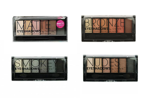 Technic Eye Shadow Range - Four Palettes Available