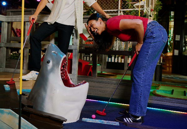 Adult Pass for Holey Moley 9-Hole Mini Golf at  Holey Moley Christchurch - Option for Child Pass & 18-Hole Mini Golf