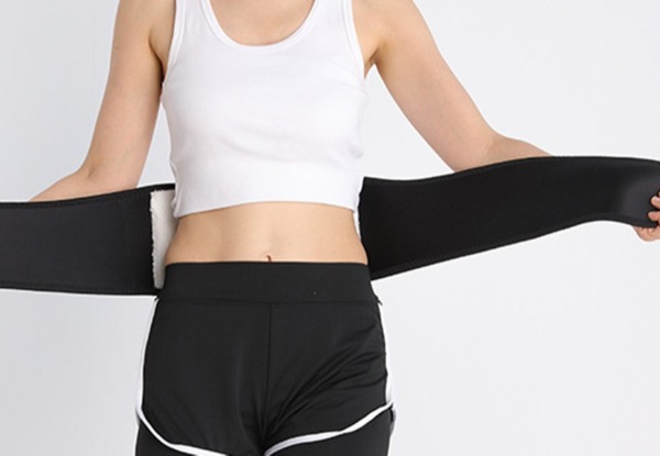 Faux-Fleece Lined Waist Support Belt - Option for Two Available with Free Delivery
