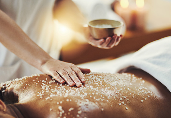 One Hour Body Scrub & Wrap for One Person - Option for Two Hour Massage, Body Scrub & Wrap for One Person