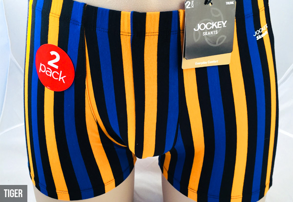 Two-Pack of Men's Jockey Skants Trunks - Range of Colours & Sizes Available