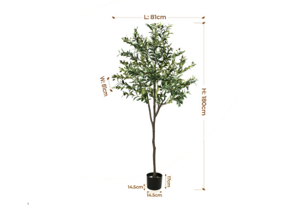 Artificial Olive Tree Potted Plant