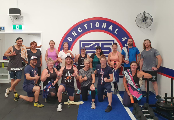 One-Month of Unlimited F45 Team Training for One-Person - Option For Two People