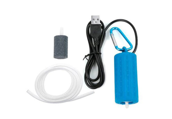 USB Fish Tank Mini Oxygen Air Pump - Four Colours Available