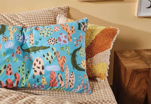 Tales & Scales Duvet Cover Incl. Pillowcase - Two Sizes Available - Elsewhere Pricing Starts at $119.99