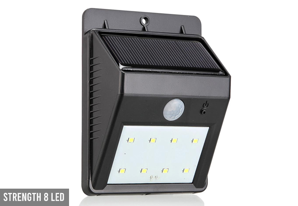 Super-Bright Strength 8 LED Motion Sensor Security Light - Options for Two & Strength 16 LED Available