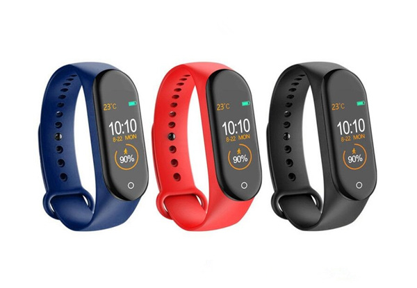 M4 Smart Heart Rate Monitor Sports Bracelet with Three Colours Available - Option for Two