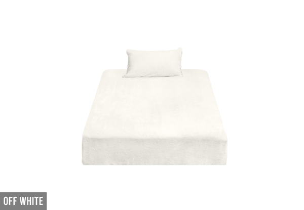 DreamZ Fitted Bed Sheet Set - Available in Five Colours & Five Sizes