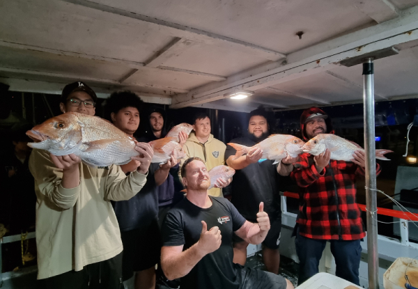 Evening Fishing Adventure Pass at The Hauraki Gulf for One Person - Option for Two or Four People - Valid from 1st October, 2025
