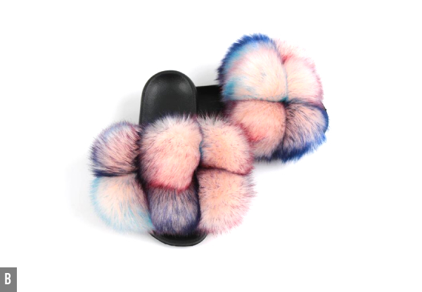Ball Fluffy Slippers - Five Styles & Four Sizes Available