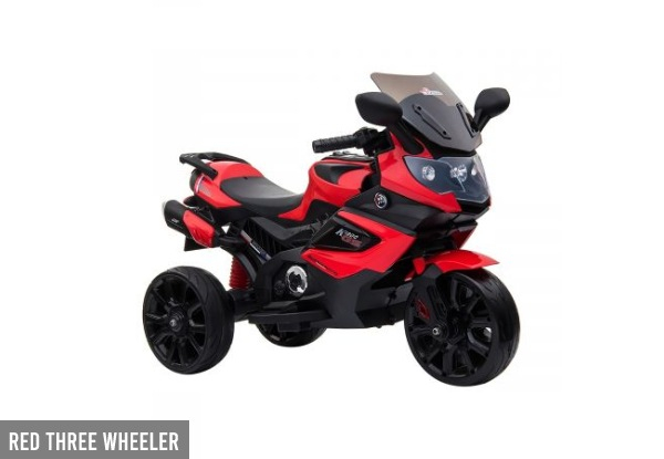 Kids Ride-On Motorcycle - Two Options Available